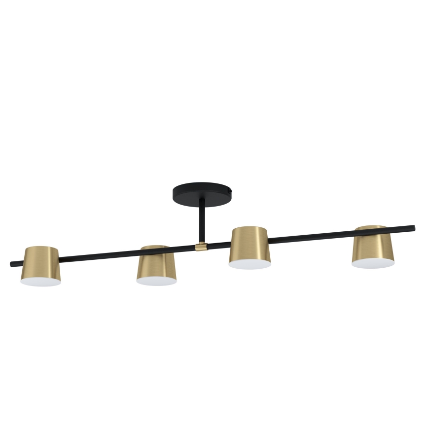 Eglo - LED Pinnale kinnitatav lühter 4xGU10/4,6W/230V 3000K kuldne