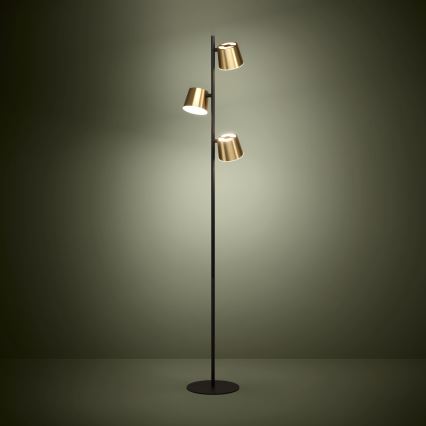 Eglo - LED Põrandalamp 3xGU10/4,6W/230V 3000K kuldne