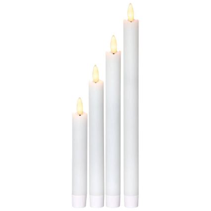 Eglo 410026 - KOMPLEKT 4x LED Küünal FLAMME LED/1xAAA valge