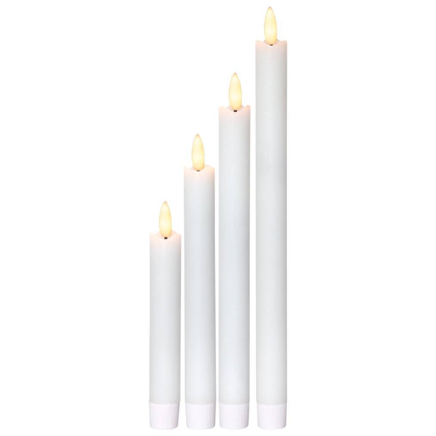 Eglo 410026 - KOMPLEKT 4x LED Küünal FLAMME LED/1xAAA valge