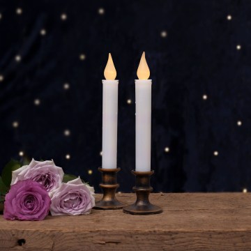 Eglo 410029 - KOMPLEKT 2x LED-küünal LED/1xAA soe valge