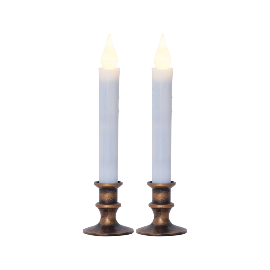 Eglo 410029 - KOMPLEKT 2x LED-küünal LED/1xAA soe valge