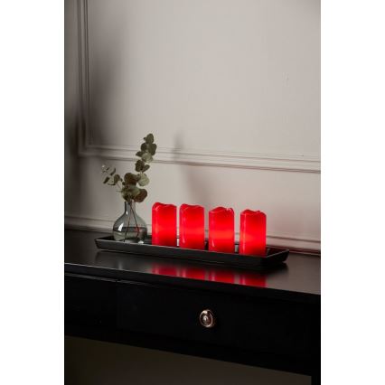 Eglo - Komplekt 4x LED jõulukaunistust ADVENT LED/0,18W/2xCR2032 + kaugjuhtimispult