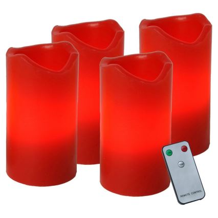 Eglo - Komplekt 4x LED Jõuluteemaline valguskaunistus ADVENT 1xLED/0,18W/2xCR2032 + pult