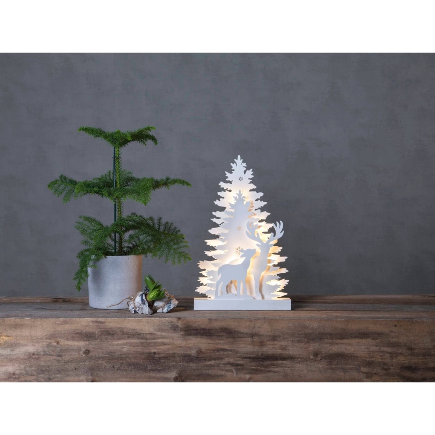 Eglo 410417 - LED jõulukaunistus FAUNA 10xLED/0,03W/2xAA