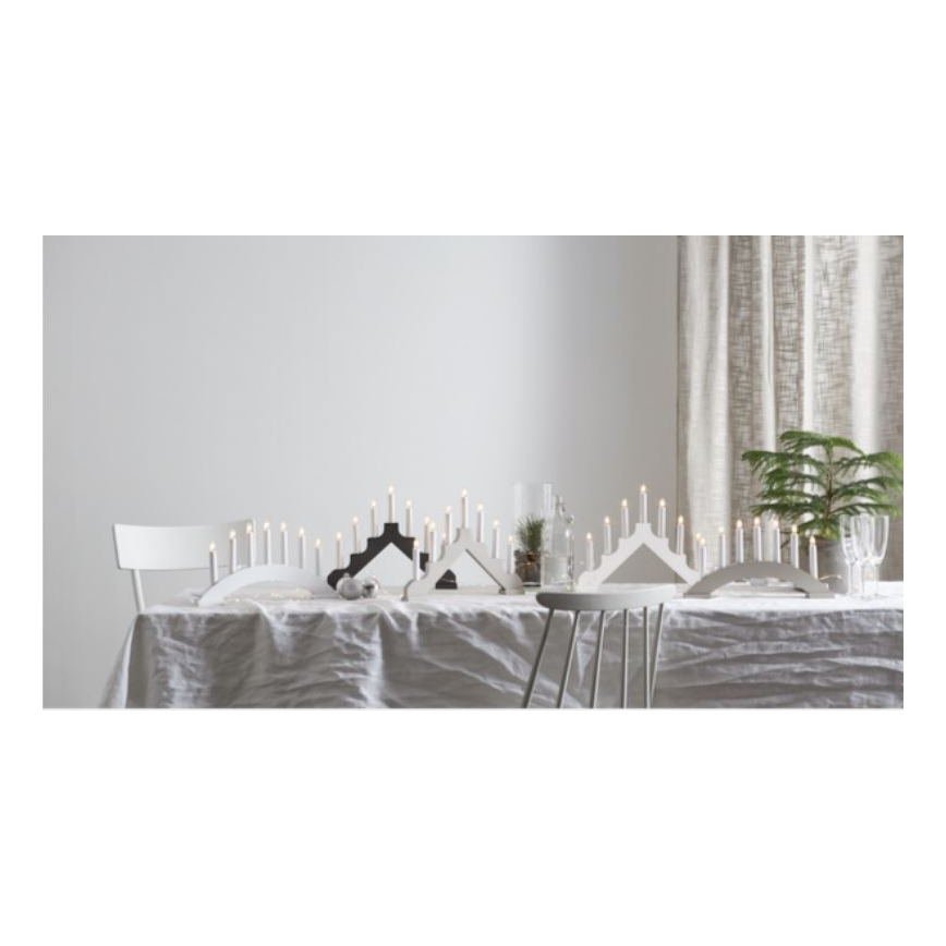 Eglo - Advendi küünlajalg 7xE10/3W/230V hall