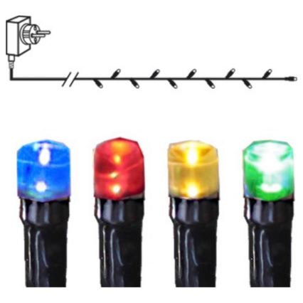 Eglo - LED välisvalguskett 160xLED 26m IP44 mitmevärviline