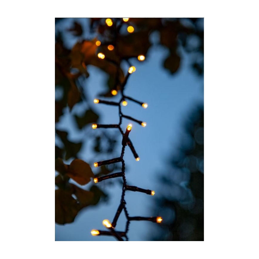 Eglo - LED välisvalguskett 800xLED 21m IP44 soe valge