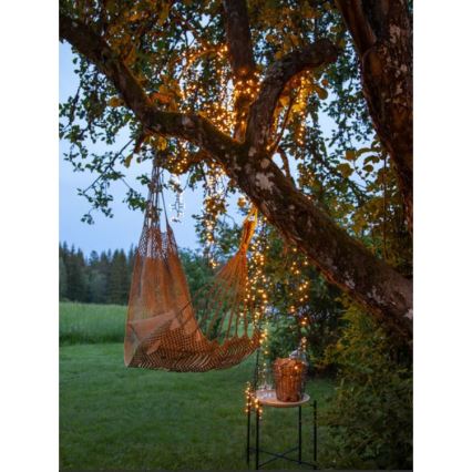 Eglo - LED välisvalguskett 800xLED 21m IP44 soe valge