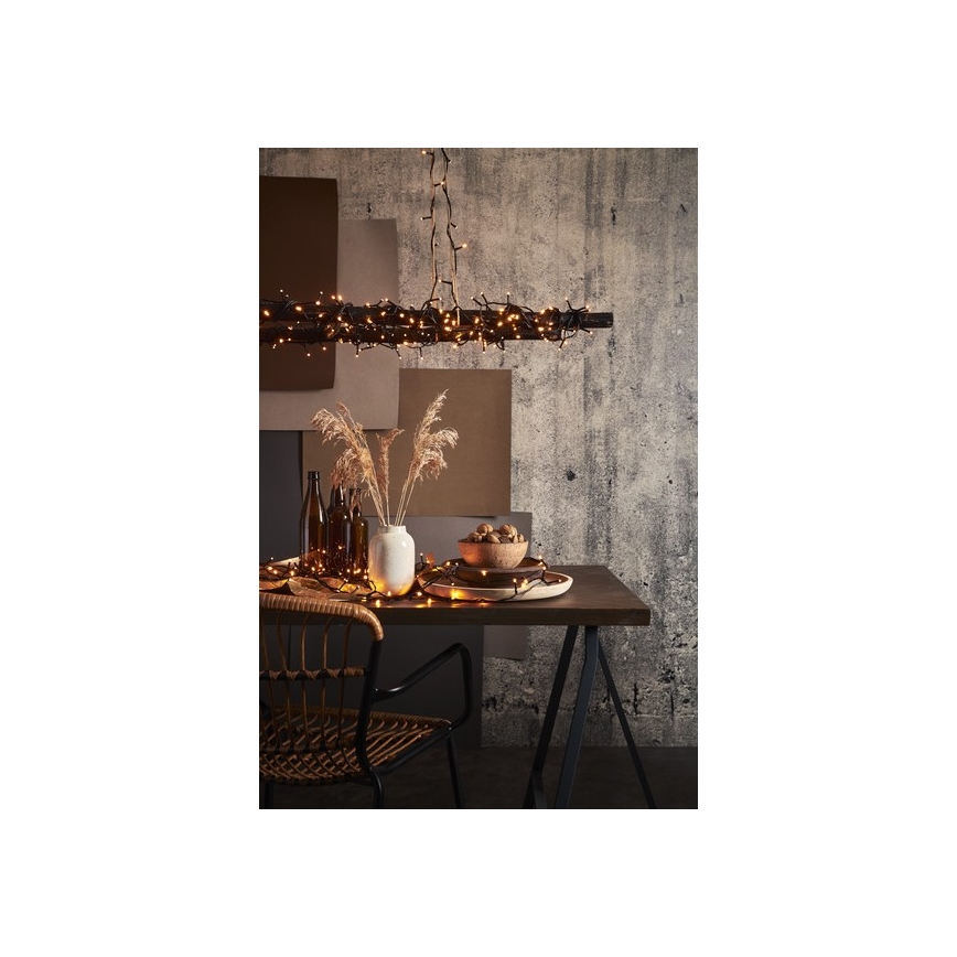 Eglo - LED Väli valguskett 180xLED 17,6m IP44 soe valge