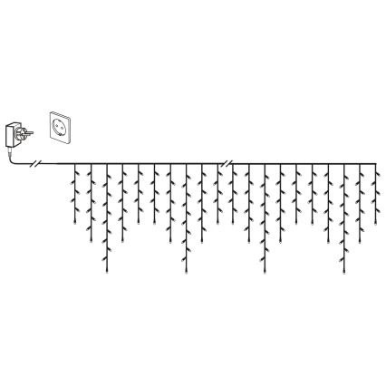 Eglo 410825 - LED Väli valguskett 960xLED/29x0,55m IP44 soe valge