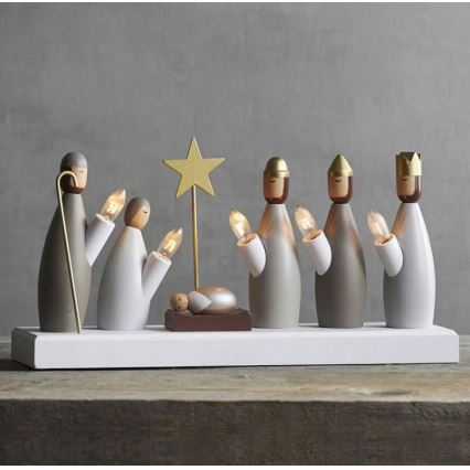 Eglo - Jõuluteemaline küünlajalg 5xE10/3W/230V