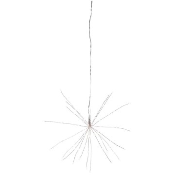 Eglo 411063 - LED-jõulukaunistus FIREWORK, 60 LED / 0,06 W / 3× AA, läbimõõt 26 cm