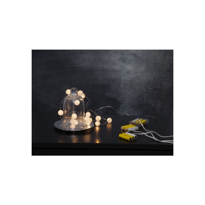 Eglo - LED-valguskett 15xLED/3xAA 1,4 m