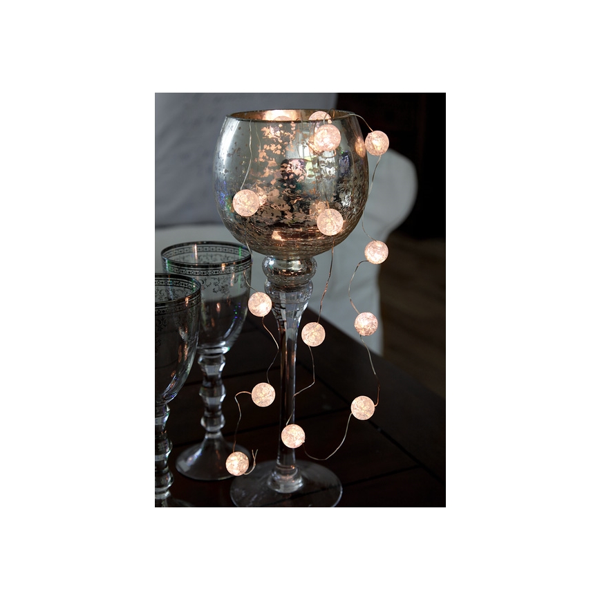 Eglo - LED-valguskett 15xLED/3xAA 1,4 m