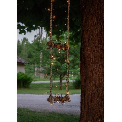 Eglo - LED Väli jõuluteemaline valguskett 160xLED 11,2 m soe valge IP44