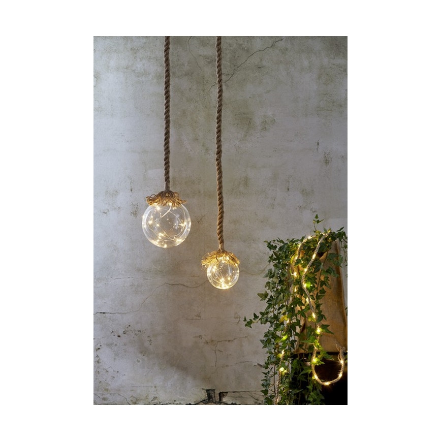 Eglo - LED Jõulukaunistus 15xLED/0,06W/3xAA
