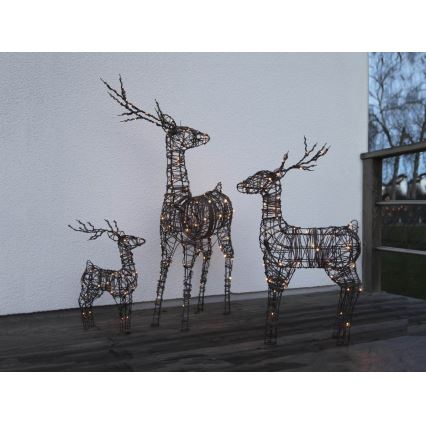 Eglo 411137 - LED Väli jõulukaunistus VIXEN 24xLED/0,06W/3xAA IP44