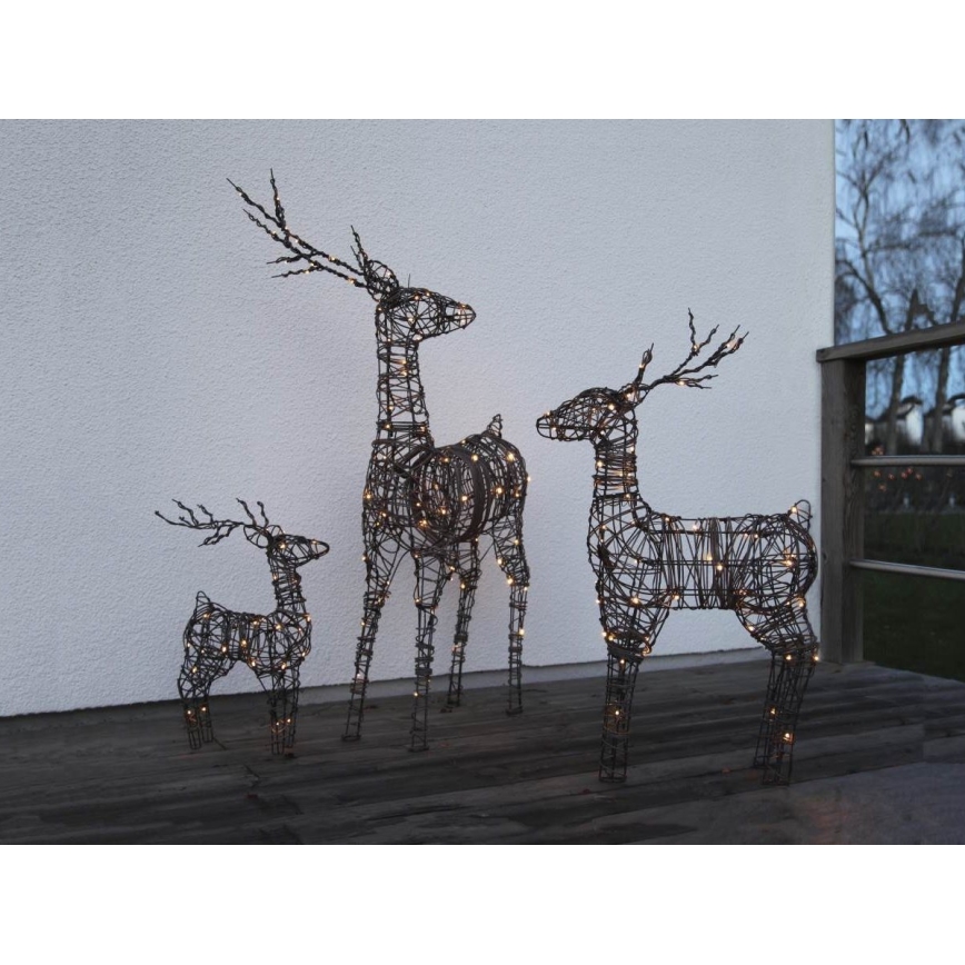 Eglo 411137 - LED Väli jõulukaunistus VIXEN 24xLED/0,06W/3xAA IP44