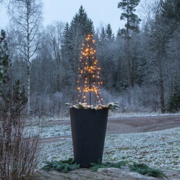 Eglo 411162 - LED Väli jõuludekoratsioon 140xLED/0,066W/31/230V 90 cm IP44 soe valge