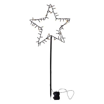 Eglo - LED Väli jõuludekoratsioon LED/4xAA IP44 täht