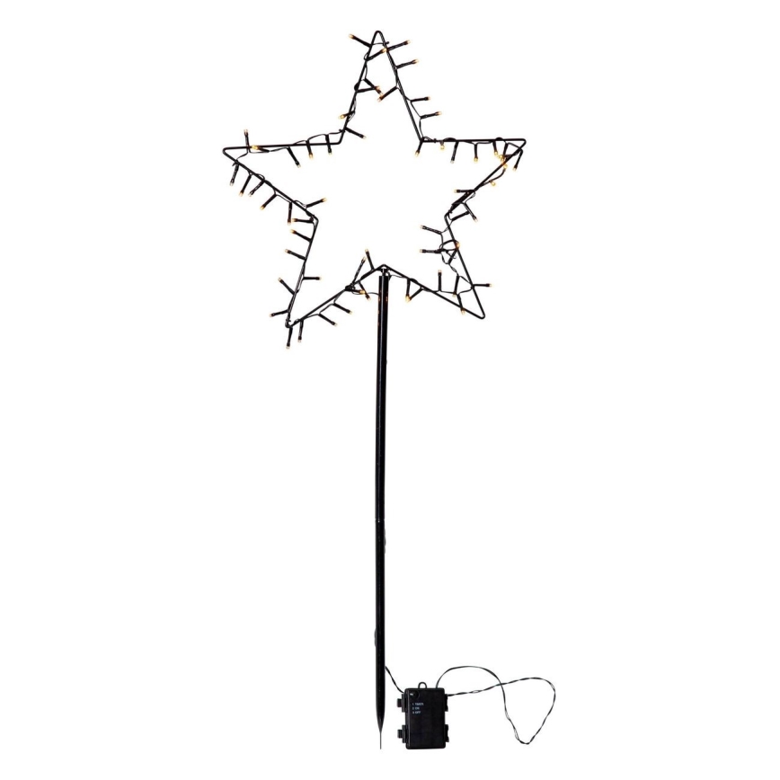 Eglo - LED Väli jõuludekoratsioon LED/4xAA IP44 täht