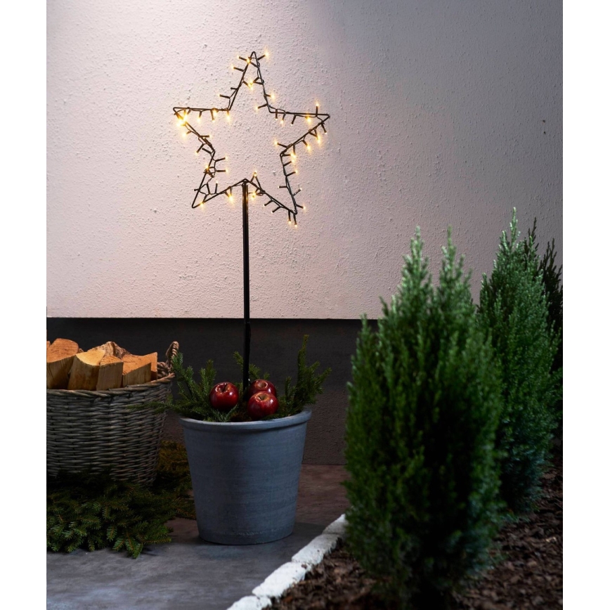 Eglo - LED Väli jõuludekoratsioon LED/4xAA IP44 täht