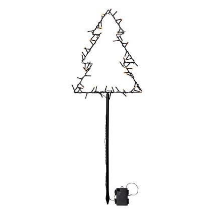 Eglo - LED Väli jõuludekoratsioon LED/4xAA IP44 puu