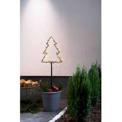 Eglo - LED Väli jõuludekoratsioon LED/4xAA IP44 puu