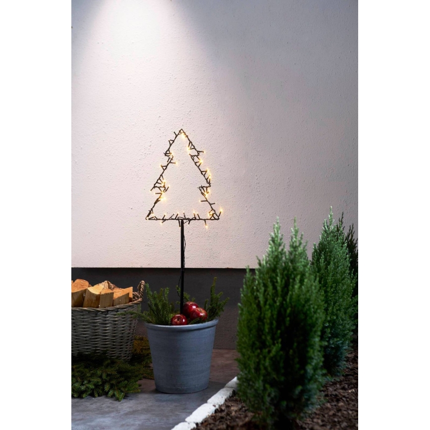 Eglo - LED Väli jõuludekoratsioon LED/4xAA IP44 puu