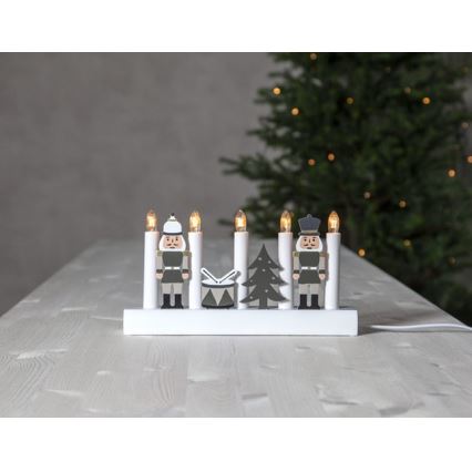 Eglo - Jõuluteemaline küünlajalg 5xE10/3W/230V