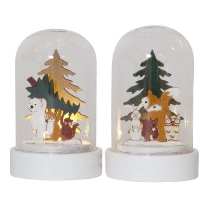 Eglo - komplekt 2x LED-jõulukaunistusi LED/0,03W/1xCR2032