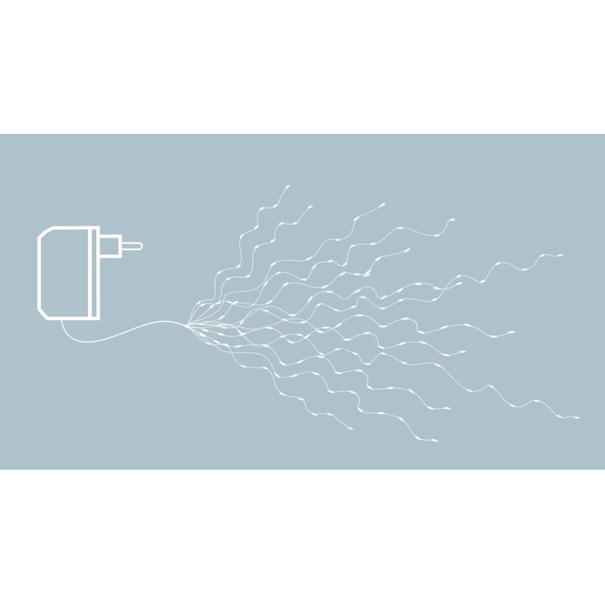 Eglo - LED valguskett 360xLED 2m soe valge