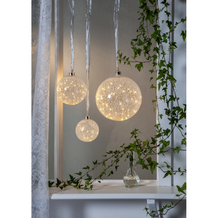 Eglo - LED Jõuluteemaline valguskaunistus 30xLED/0,064W/3xAA d. 15 cm