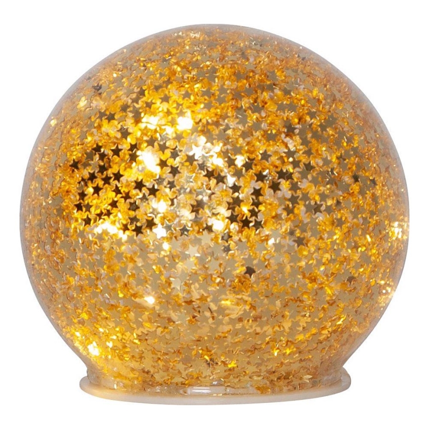 Eglo 411344 - LED Jõulukaunistus STAR FALL 10xLED/2xAA kuldne