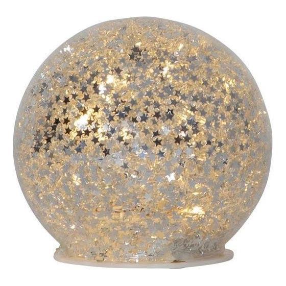 Eglo 411345 - LED Jõulukaunistus STAR FALL 10xLED/2xAA hõbedane