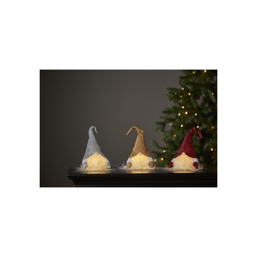 Eglo - LED jõulukaunistus LED/0,06W/3xAG13 kuldne