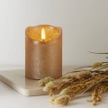 Eglo 411498 - LED Küünal FLAMME RUSTIC LED/2xAA kuldne