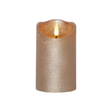 Eglo 411499 - LED-küünal FLAMME RUSTIC LED/2xAA kuldne