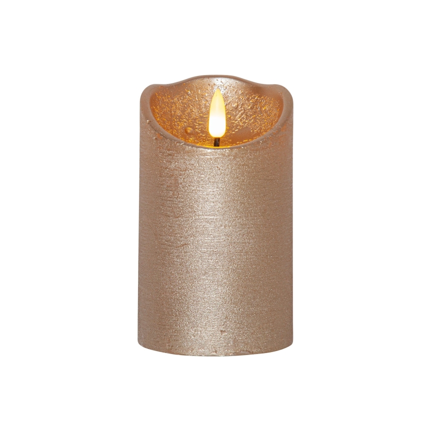 Eglo 411499 - LED-küünal FLAMME RUSTIC LED/2xAA kuldne