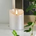 Eglo 411502 - LED Küünal FLAMME RUSTIC LED/2xAA hõbedane