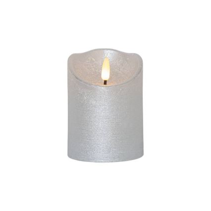 Eglo 411502 - LED Küünal FLAMME RUSTIC LED/2xAA hõbedane