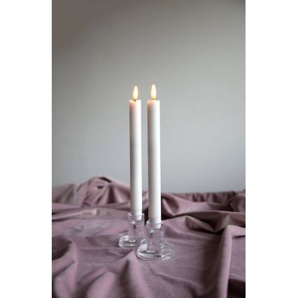 Eglo 411505 - Komplekt 2x LED-küünal FLAMME LED/1xAAA valge