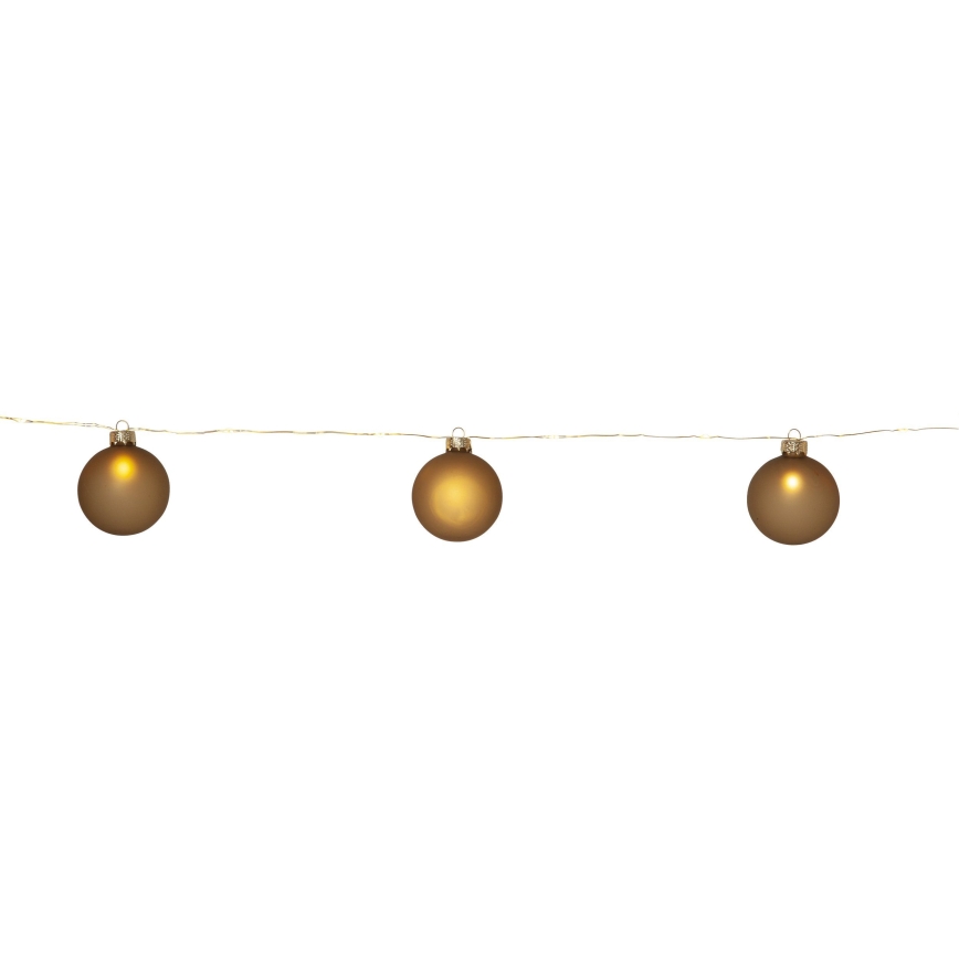 Eglo 411557 - Dekoratiivne valguskett BLISS 22xLED/3xAA 1,6m soe valge