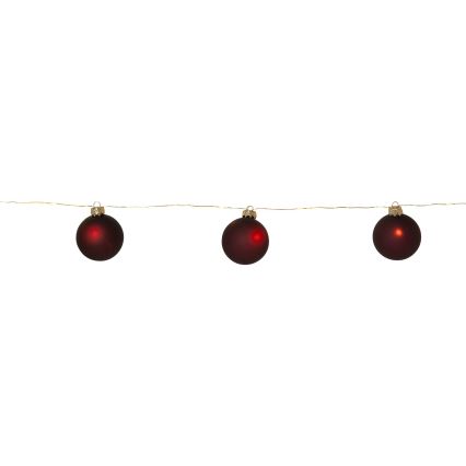 Eglo 411559 - Jõulukett BLISS 22xLED/3xAA 2,6 m soe valge