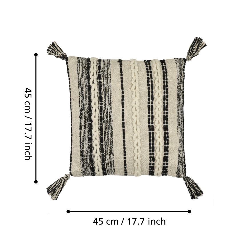 Eglo 420055 - Dekoratiivpadi CHEVERY 45x45 cm kreem/must