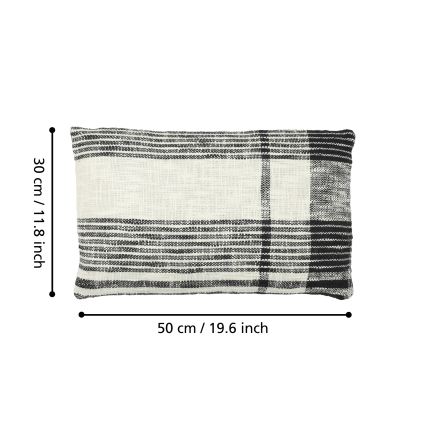 Eglo 420062 - Dekoratiivpadi CHEVERY 30x50 cm kreem/must