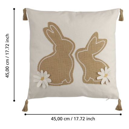 Eglo 420097 - Sisustuspadi CHEVERY 45x45 cm beež/pruun