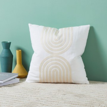 Eglo 420238 - Dekoratiivpadi BERHALA 45x45 cm valge/beež