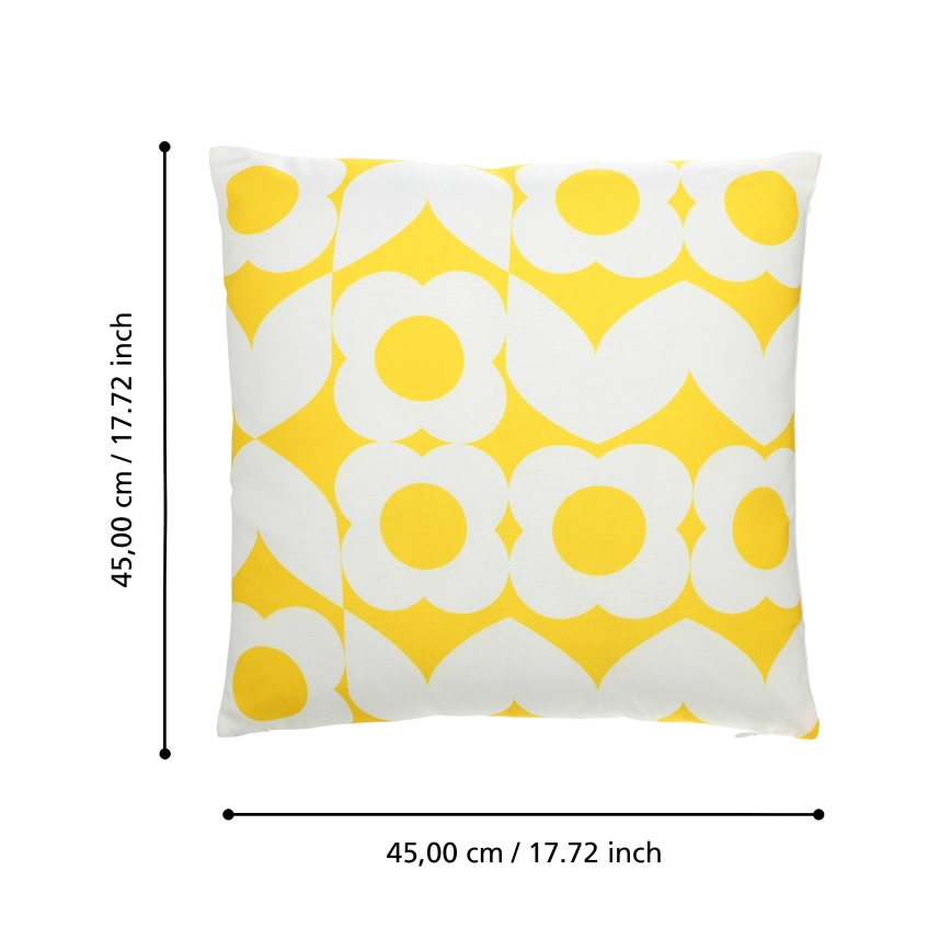 Eglo 420245 - Dekoratiivpadi TSUNAN 45x45 cm kollane